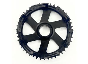 Lambretta Clutch crownwheel (sprocket) 46 tooth (4, 5, 6 plate) with bearings, Race-Tour MB