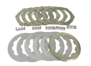 Lambretta Race-Tour Clutch plate kit (6 plate) (6x2.6mm friction, 5x1.5mm steels, 2.5mm top plate, MB springs) MB