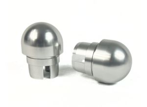 Lambretta Headset (handlebar) bar ends, alloy, large type, pair, S3, Race-Tour MB