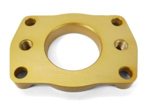 Inlet manifold, Lambretta large block, Shorty 6 petal reed valve adaptor plate only, Race-Tour MB
