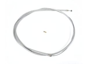 Lambretta Cable, braided, throttle nylon lined for standard carbs, Race-Tour MB