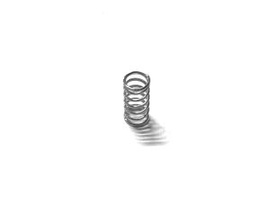 Lambretta Headset (handlebar) lever anti rattle spring, stainless steel (each) MB