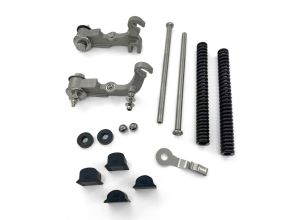 Lambretta Fork overhaul kit, Disc link version (bearings fitted) late, push in buffers, Race-Tour, MB