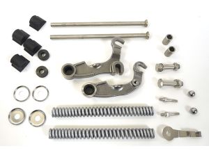 Lambretta Fork overhaul kit, disc link version, late, push in buffers, Race-Tour MB