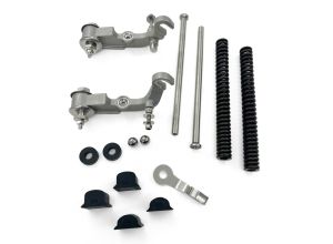 Lambretta Fork overhaul kit, drum link with dampers (with bearings) push in buffers, Race-Tour, MB