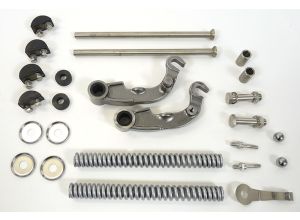 Lambretta Fork overhaul kit, drum link with dampers, early bolt in buffers, Race-Tour MB