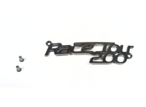Lambretta Race-Tour badge, RT 200, polished stainless steel, MB