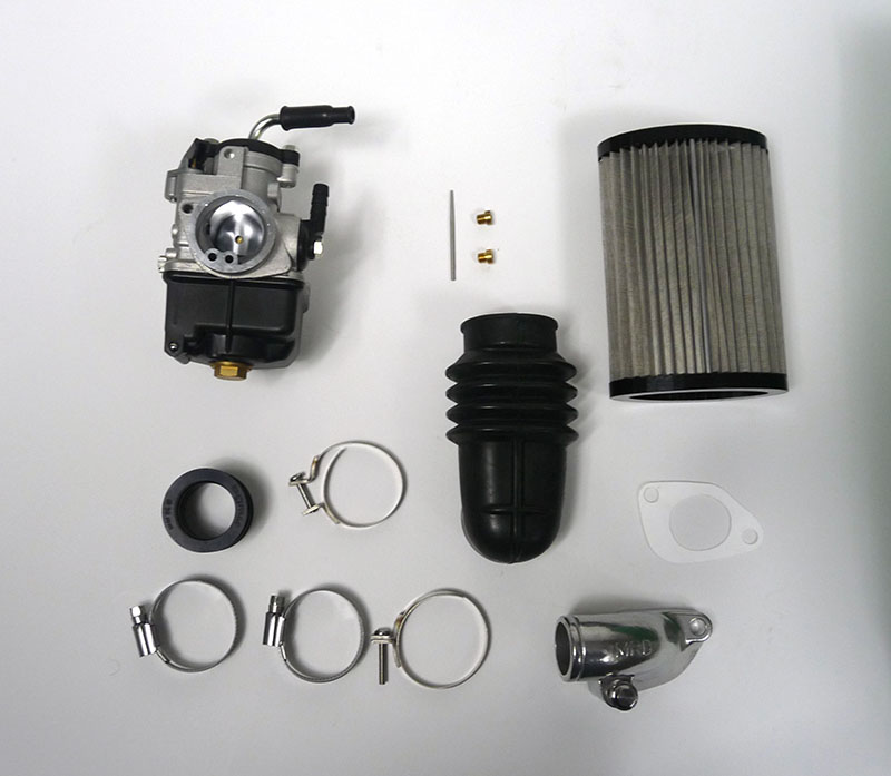 Lambretta Carburettor kit, small block, Dellorto 25mm PHBL