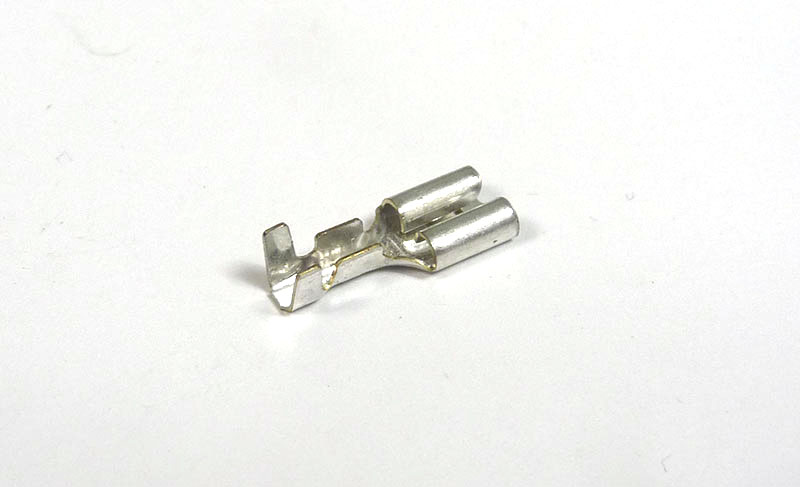 Lambretta Electrical spade connector female, 6mm, non insulated