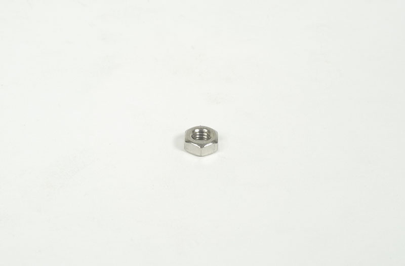 Nut 4mm plain, stainless steel, Bag of 100