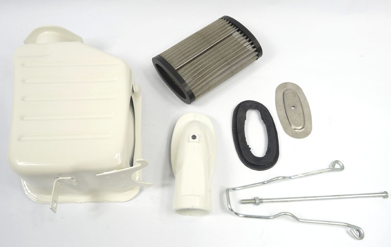 Lambretta Air filter box kit, Series 3, bgm