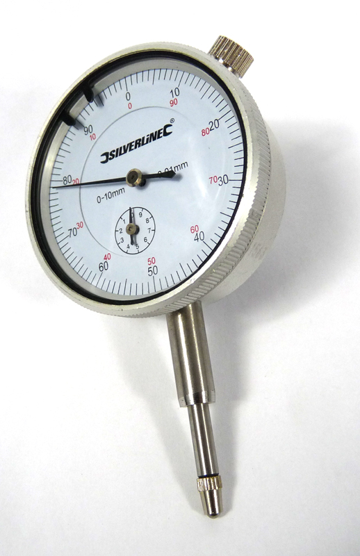 Lambretta Tool, dial gauge only, 10mm travel, MB