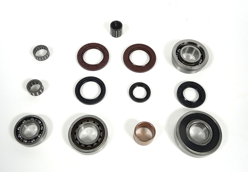 Lambretta Bearing and seal kit (set) complete Gp150, Li, Sx, Tv, using brass clutch bush, MB