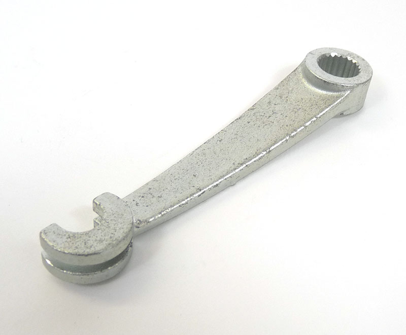 Lambretta Engine clutch (arm) lever, high tensile steel, zinc plated, short type, MB