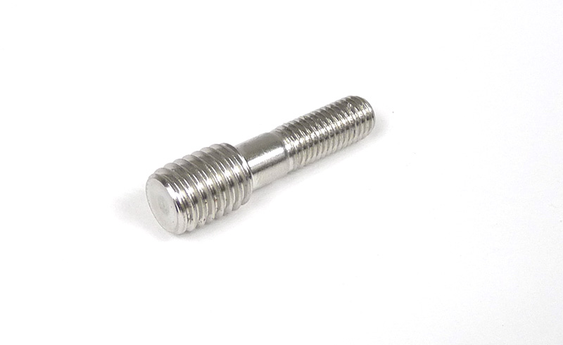 Lambretta Stud, stepped, exhaust port, 10mm to 7mm, Oval, stainless steel, MB
