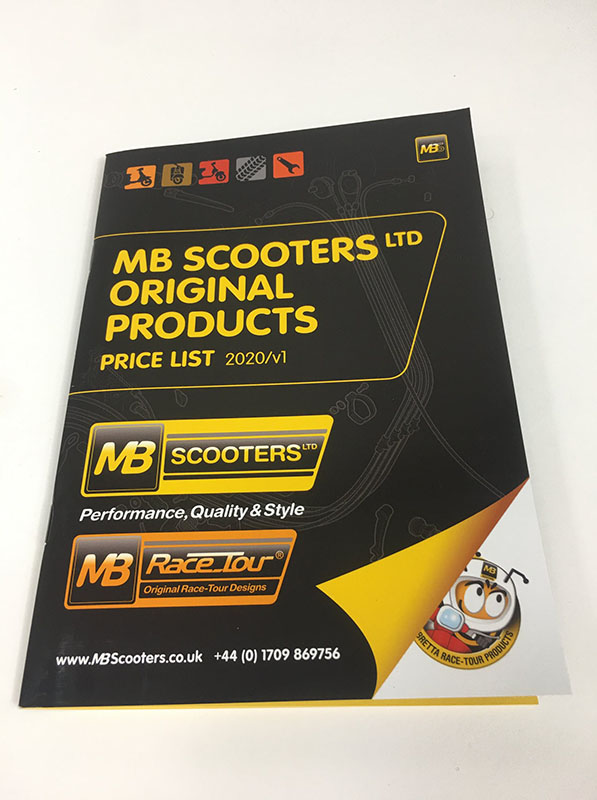 Lambretta MB Scooters retail price list booklet