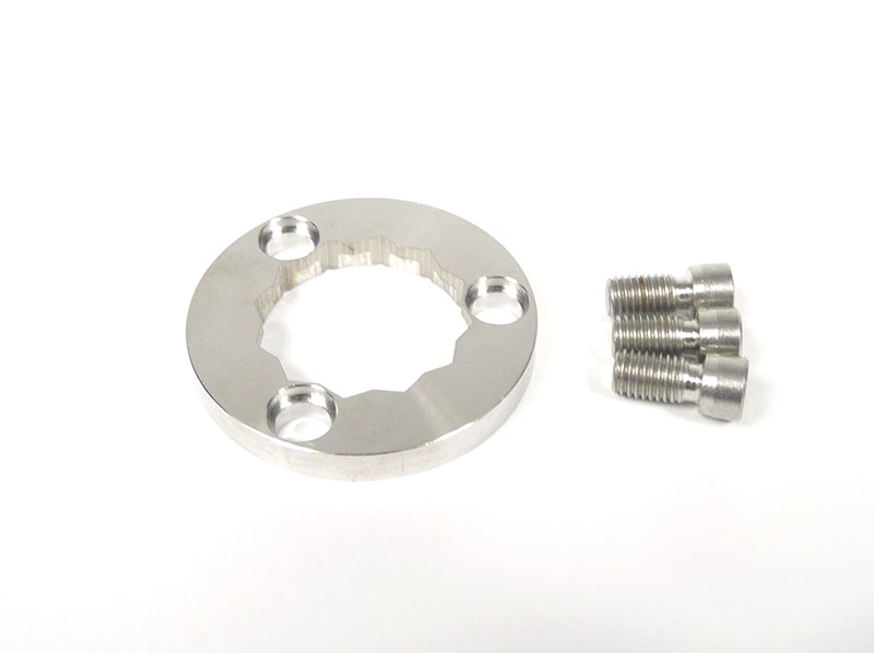Lambretta Rear hub lockwasher kit, 3 hole type, S3, stainless, lockwasher and screws only, MB