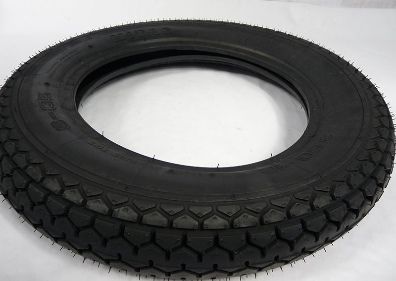 Zundapp Bella, Classic tyre, 3.50  x 12 Mitas S05