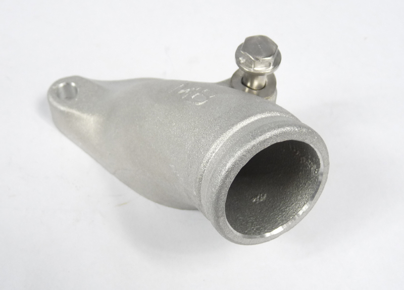Lambretta Inlet manifold, large block, rubber mounted, Dellorto PHBH, PWK 24-30mm, for cutdowns and choppers, MB