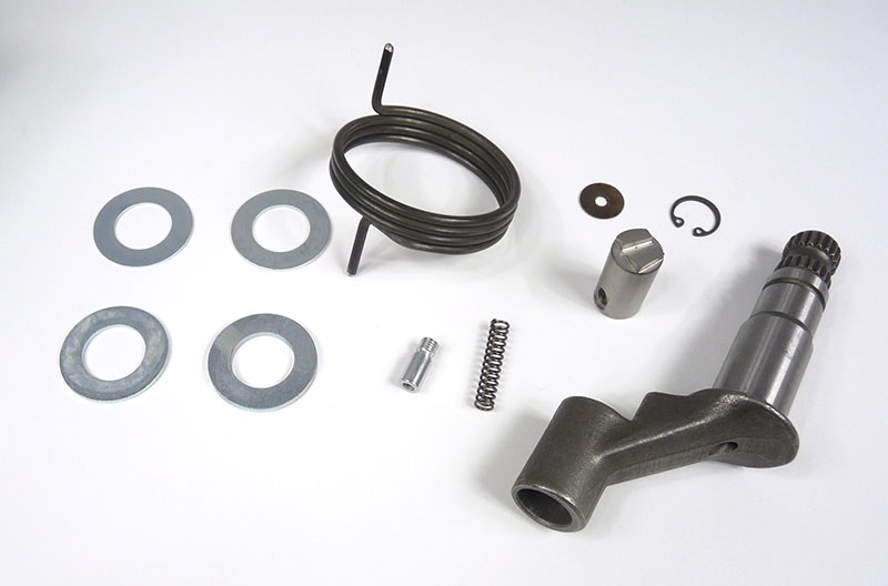 Lambretta Kickstart shaft kit (shaft, plunger, springs, pin, circlips, shim) MB