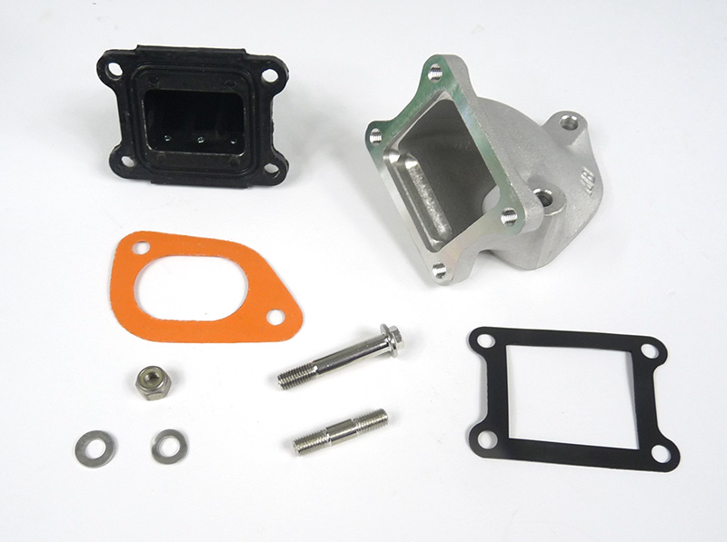 Lambretta Reed assembly kit, 6 Petal (valve/block) shorty, no rubber, MB
