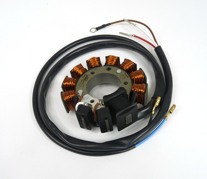 Lambretta Electronic ignition kit 12 volt AC, GP (flywheel, stator, CDI, reg) Road version, Vape