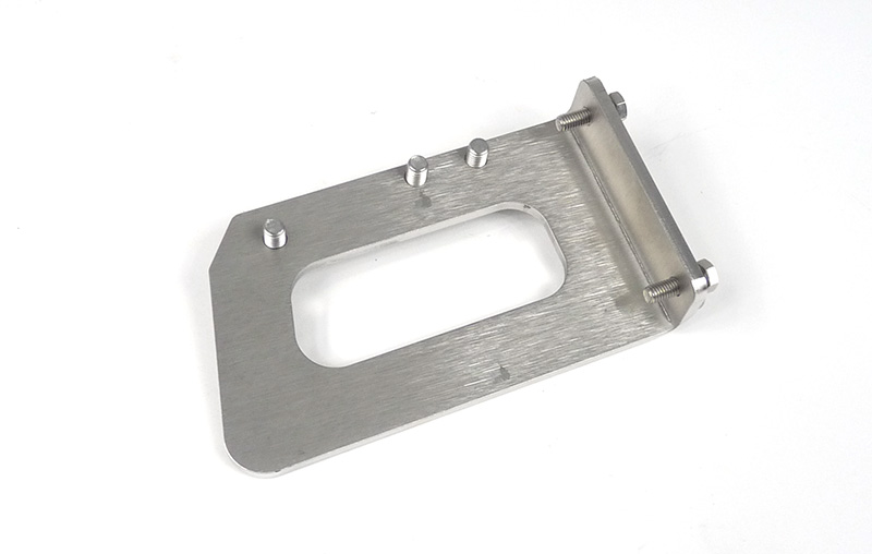 Lambretta Electronic mounting bracket kit, Series 1 and 2, stainless