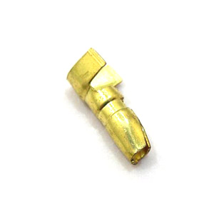 Lambretta Electrical bullet connector male, 4mm, Brass