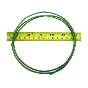 Lambretta Electrical wire, Green, 1m