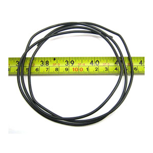 Lambretta Electrical wire, Black, 1m