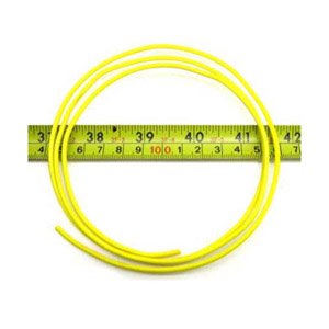 Lambretta Electrical wire, Yellow, 1m