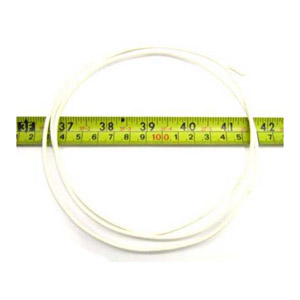 Lambretta Electrical wire, White, 1m