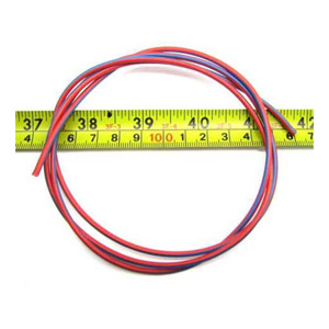 Lambretta Electrical wire, Red/Blue, 1m