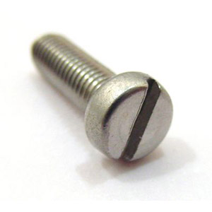 Screw 4x10mm cheese head, throttle and gear rod olive saddle, stainless steel,
