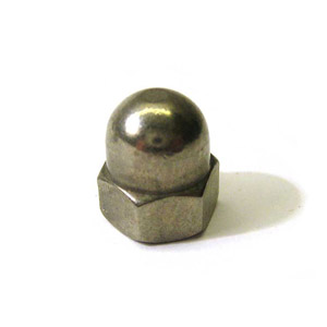 Universal Nut 6mm dome, stainless steel