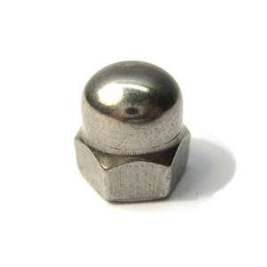 Nut 8mm dome, stainless steel