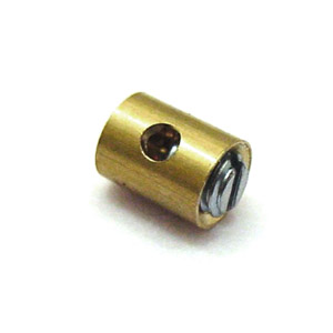 Lambretta & Vespa brass throttle cable nipple trunnion