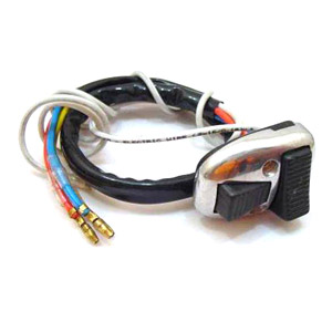 Lambretta Headset (handlebar) light switch dip dazzle, Black, Gp,