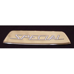Lambretta Rear frame badge Special, Golden type