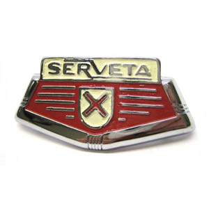 Lambretta Horn casting badge, shield type, Spanish