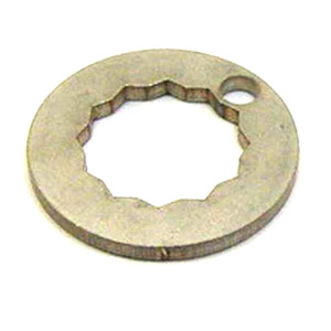 Lambretta Rear hub nut lock washer, 1 hole type, stainless steel, MB