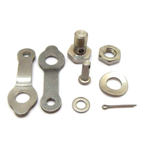Lambretta Rear brake pedal clamp kit (set) stainless steel, MB