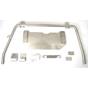 Lambretta Stand kit, stand, plate, fasteners, hooks, spring, Series 3, MB