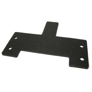 Lambretta Side panel spring clip plate rubber, Gp and late Series 3, MB