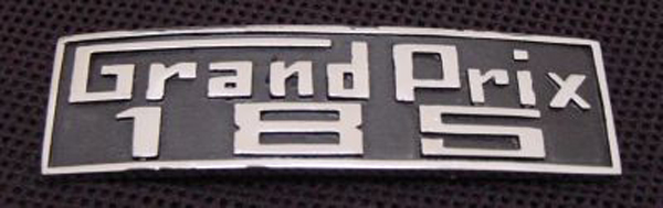 Lambretta Legshield badge Grand Prix Gp185, MB