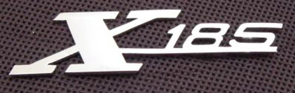 Lambretta Legshield badge X185, MB