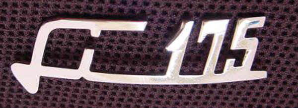 Lambretta Legshield badge Li175, MB