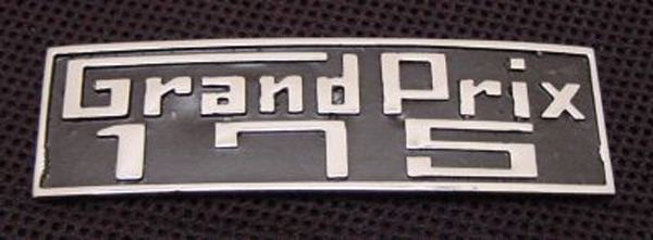 Lambretta Legshield badge Grand Prix Gp175, MB