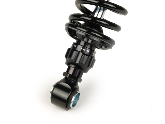 Lambretta Rear shock absorber (shocker, damper) Black, Series 1, 2, 3, bgm