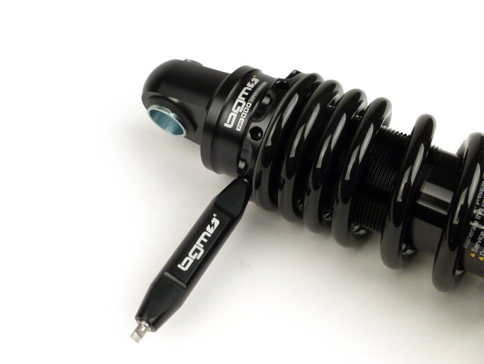 Lambretta Rear shock absorber (shocker, damper) Black, Series 1, 2, 3, bgm